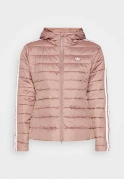 Adidas Originals SLIM PADDED JACKET - Light Jacket - Brown -Adidas Originals Shop 5bb322308b2c4b7eaee526f614d7ac91
