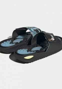 Adidas Originals REPTOSSAGE YU GI OH - Pool Slides - Core Black/hazy Sky -Adidas Originals Shop 5c7c5e9e2243486599a422b1d848f926