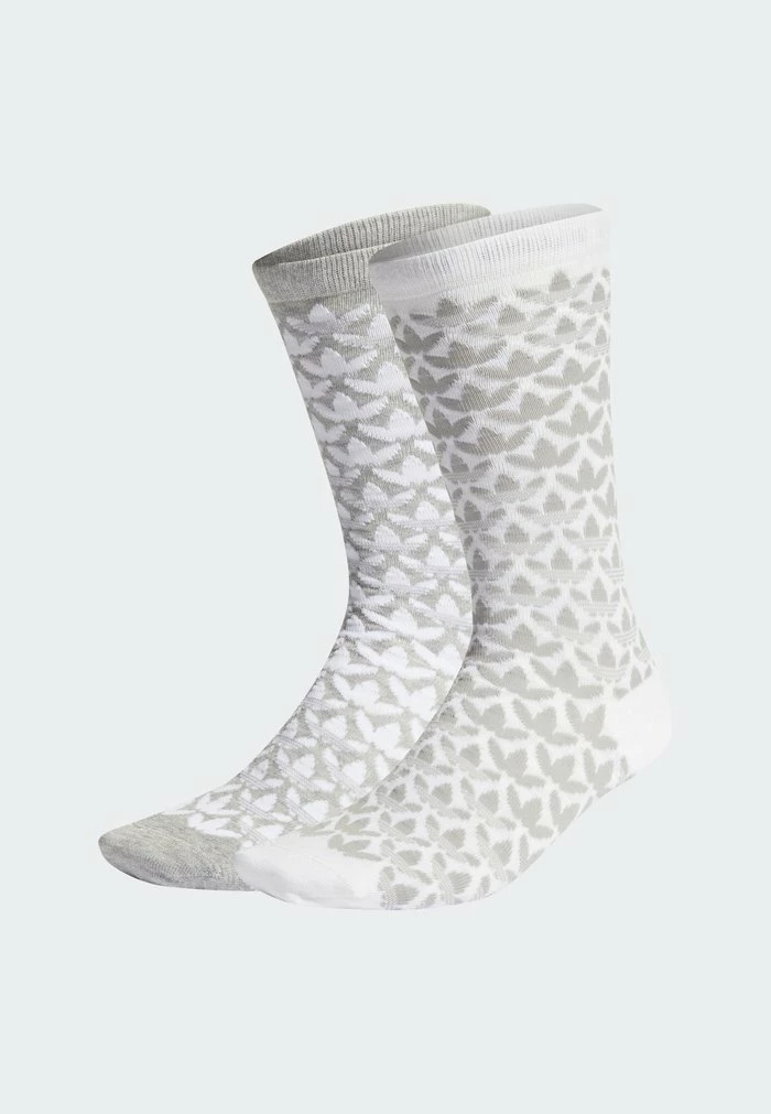 Adidas Originals MONOGRAM 2 PAIRS - Sports Socks - White 2 Adidas Originals MONOGRAM 2 PAIRS - Sports Socks - White - Image 2