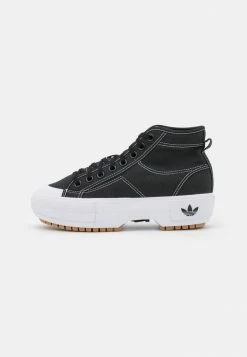 Adidas Originals NIZZA TREK - High-top Trainers - Core Black/footwear White -Adidas Originals Shop 5e3cc1aafb534b32924b7100f4b88ad7