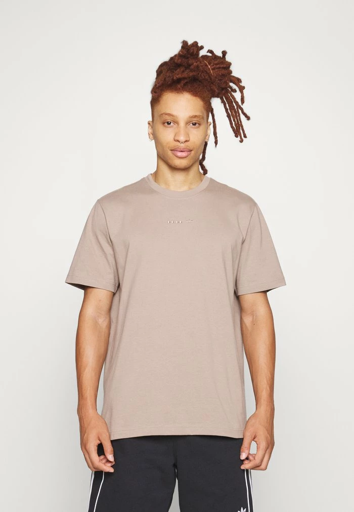 Adidas Originals ESS - Basic T-shirt - Chalky Brown 4 Adidas Originals ESS - Basic T-shirt - Chalky Brown - Image 4
