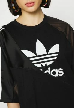 Adidas Originals TEE DRESS - Jersey Dress - Black -Adidas Originals Shop 5eb7fcb1df254725a9f5104b049a57cc