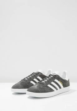 Adidas Originals GAZELLE - Trainers - Dgsogr/white/goldmt -Adidas Originals Shop 5f3e52ca7ed24607893544a094122fa1