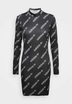 Adidas Originals DRESS - Jersey Dress - Black -Adidas Originals Shop 603203b8c772417190529076c55c2095