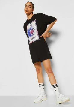 Adidas Originals TEE DRESS - Jersey Dress - Black -Adidas Originals Shop 60e4cbdd0c724d31992039c2160c1d34