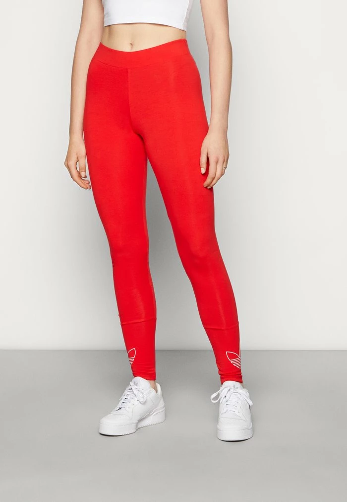 Adidas Originals Leggings - Trousers - Vivid Red 1 Adidas Originals Leggings - Trousers - Vivid Red