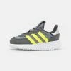 Adidas Originals RETROPY F2 UNISEX - Trainers - Grey Three/solar Yellow/grey Five