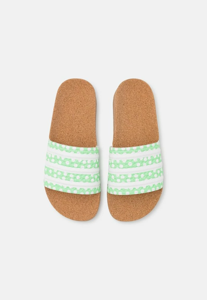 Adidas Originals ADILETTE - Mules - Glory Mint/white/gum 6 Adidas Originals ADILETTE - Mules - Glory Mint/white/gum - Image 6