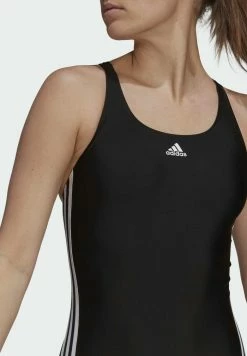 Adidas Originals SH3.RO 3 STRIPES PRIMEBLUE NYLON FITTED SWIMSUIT - Swimsuit - Black -Adidas Originals Shop 6293284405f0489caecc29e102349285