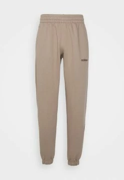 Adidas Originals LINEAR UNISEX - Tracksuit Bottoms - Chalky Brown