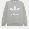 Adidas Originals TREFOIL CREW - Sweatshirt - Medium Grey Heather