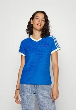 Adidas Originals MONOGRAM TEE 70S PACK - Print T-shirt - Bluebird