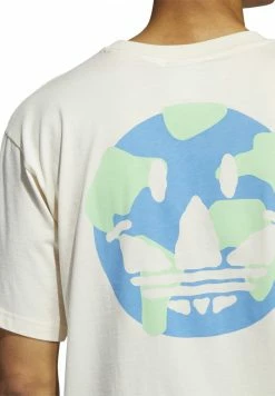Adidas Originals HAPPY EARTH - Print T-shirt - Offwhite -Adidas Originals Shop 642c3d37b0b846db9b1fc5bf3352c16e