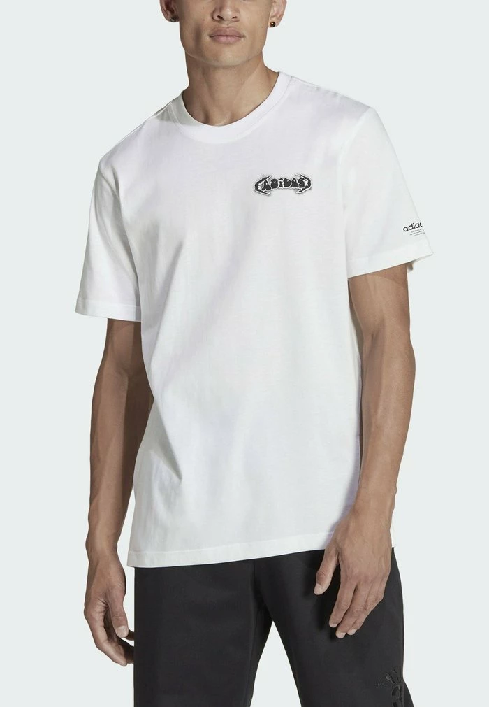 Adidas Originals CLOOSE - Print T-shirt - White 5 Adidas Originals CLOOSE - Print T-shirt - White - Image 5