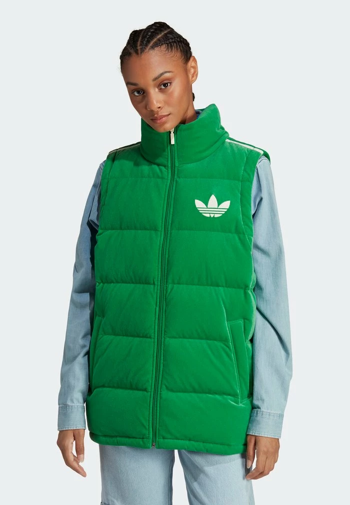 Adidas Originals VEST 70S PACK - Waistcoat - Green 1 Adidas Originals VEST 70S PACK - Waistcoat - Green