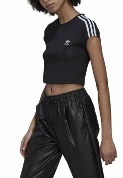 Adidas Originals CROPPED TEE - Print T-shirt - Black -Adidas Originals Shop 6574fa83ba2c486483dceb914d256649