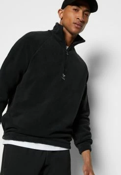 Adidas Originals TREFOIL UNISEX - Fleece Jumper - Black -Adidas Originals Shop 6577e0d9761e4c1b9293eb4ddaaeb469