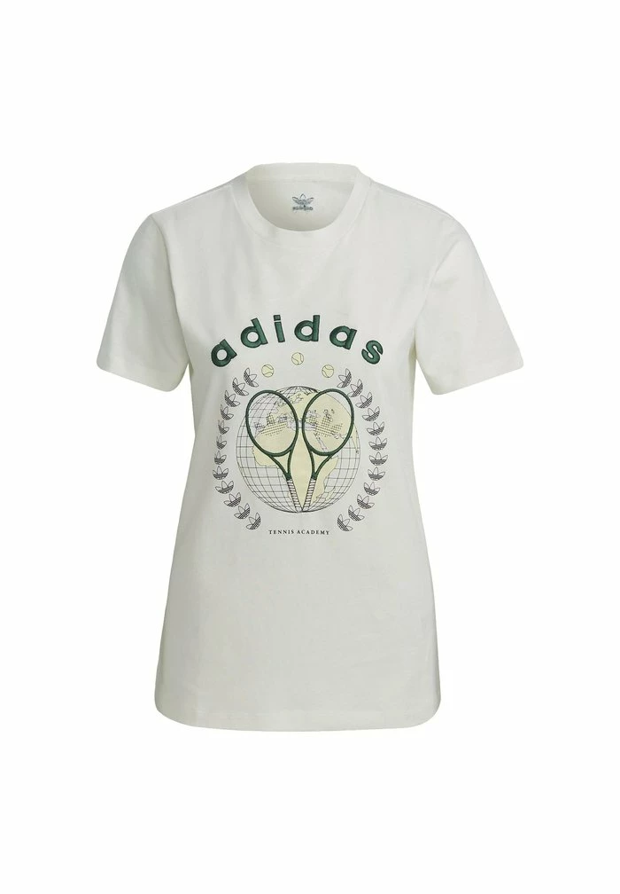 Adidas Originals TENNIS LUXE GRAPHIC ORIGINALS - Print T-shirt - Off White 6 Adidas Originals TENNIS LUXE GRAPHIC ORIGINALS - Print T-shirt - Off White - Image 6