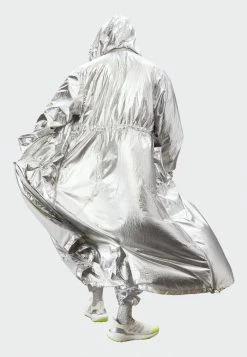 Adidas Originals IVY PARK METALLIC ANORAK JACKET (ALL GENDER) - Parka - Silver -Adidas Originals Shop 6598570179594f6ead4c6792e3ae7c75