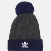 Adidas Originals POMPOM ADICOLOR - Beanie - Dark Grey Heather/night Sky