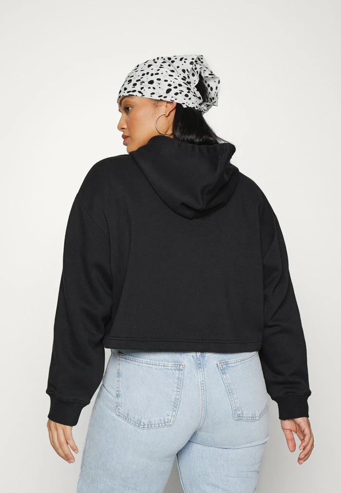 Adidas Originals ADICOLOR CLASSICS CROP - Hoodie - Black 3 Adidas Originals ADICOLOR CLASSICS CROP - Hoodie - Black - Image 3
