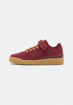 Adidas Originals FORUM LOW UNISEX - Trainers - Collegiate Burgundy/maroon Gum