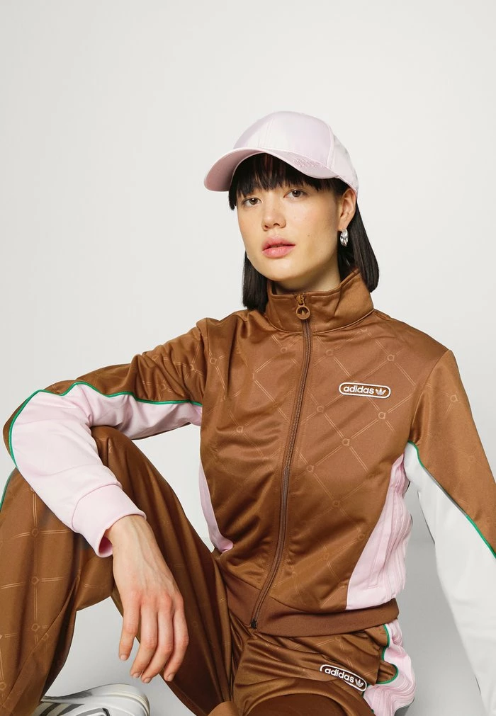 Adidas Originals TRACK - Summer Jacket - Wild Brown/clear Pink 8 Adidas Originals TRACK - Summer Jacket - Wild Brown/clear Pink - Image 8