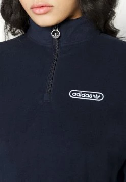 Adidas Originals CROPPED - Fleece Jumper - Legend Ink -Adidas Originals Shop 682d4a6c13aa48a398fe5d628735fa4a