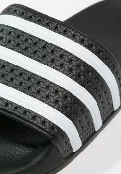 Adidas Originals ADILETTE UNISEX - Mules - Black/white -Adidas Originals Shop 6837c498b2814795b7dd3abdbb371eaa