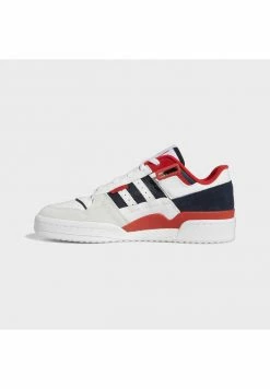 Adidas Originals FORUM EXHIBIT LOW UNISEX - Trainers - White/red/legend Ink