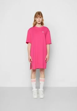 Adidas Originals TEE DRESS - Jersey Dress - Real Magenta -Adidas Originals Shop 69c9fe19cbfc4240b70225710e1e7ea8