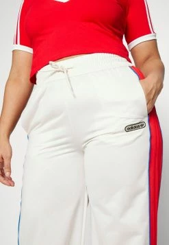 Adidas Originals TRACK PANTS - Tracksuit Bottoms - White/vivid Red -Adidas Originals Shop 69d712362a9e4648bae74875835b21b7