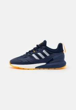 Adidas Originals ZX 2K BOOST 2.0 UNISEX - Trainers - Night Indigo/silver Metallic/flash Orange