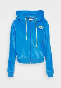 Adidas Originals ZIP HOOD - Zip-up Sweatshirt - Bluebird -Adidas Originals Shop 6a9577576be849e7957fc59c44b12d2a