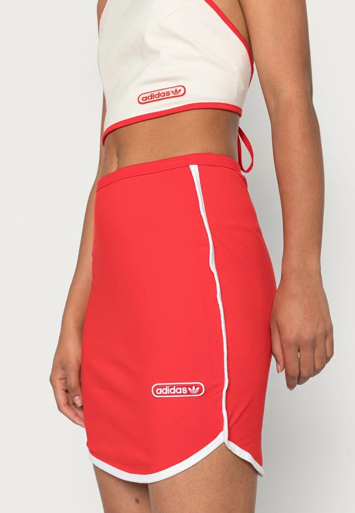 Adidas Originals Mini Skirt - Vivid Red 5 Adidas Originals Mini Skirt - Vivid Red - Image 5