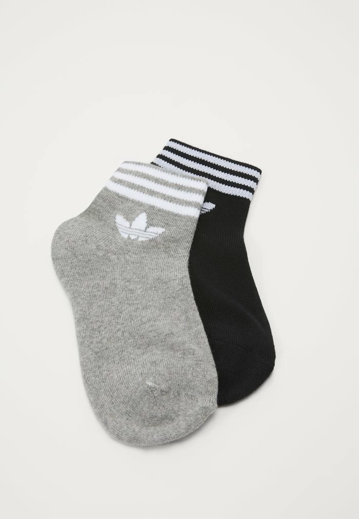 Adidas Originals 3 PACK UNISEX - Socks - White/medium Grey Heather/black 3 Adidas Originals 3 PACK UNISEX - Socks - White/medium Grey Heather/black - Image 3