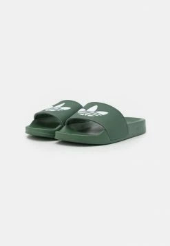 Adidas Originals ADILETTE LITE - Mules - Green Oxide/footwear White 8 Adidas Originals ADILETTE LITE - Mules - Green Oxide/footwear White -Adidas Originals Shop 6d2b0230e060490d86234f9b85154a39
