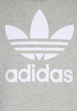 Adidas Originals TREFOIL - Hoodie - Medium Grey Heather/white -Adidas Originals Shop 6d6a359a0b2c44ea8c53d20cf0d7982a