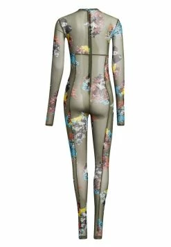 Adidas Originals IVY PARK TRICOT MESH CATSUIT - Swimsuit - Beige -Adidas Originals Shop 6d996914278b4f50bc4db9f0fc32bbe0