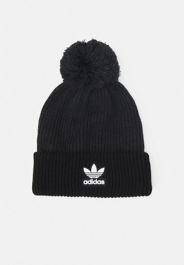 Adidas Originals POMPOM ADICOLOR - Beanie - Black 1 Adidas Originals POMPOM ADICOLOR - Beanie - Black