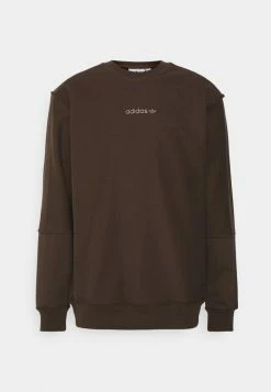 Adidas Originals LOOPBACK CREW UNISEX - Sweatshirt - Brown