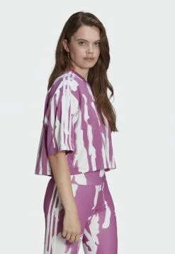 Adidas Originals THEBE MAGUGU CROPPED TEE - Print T-shirt - Purple 11 Adidas Originals THEBE MAGUGU CROPPED TEE - Print T-shirt - Purple -Adidas Originals Shop 6e634f446f8c405a9b142412d07b6c5a