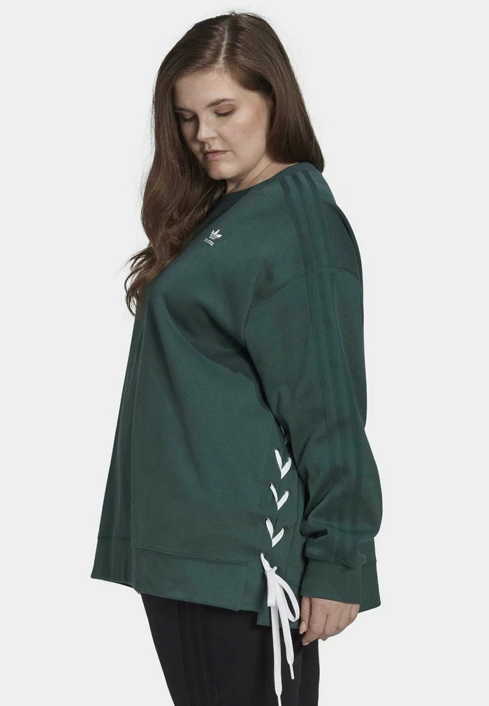 Adidas Originals LACED CREW - Sweatshirt - Green 6 Adidas Originals LACED CREW - Sweatshirt - Green - Image 6