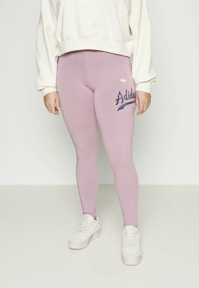 Adidas Originals Leggings - Trousers - Magic Mauve/shadow Navy 4 Adidas Originals Leggings - Trousers - Magic Mauve/shadow Navy - Image 4