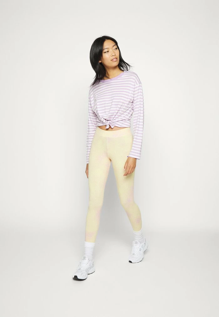 Adidas Originals Leggings - Trousers - Bliss Lilac/almost Yellow 5 Adidas Originals Leggings - Trousers - Bliss Lilac/almost Yellow - Image 5