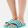 Adidas Originals ADILETTE - Mules - Mint Rush/foowear White/legacy Teal