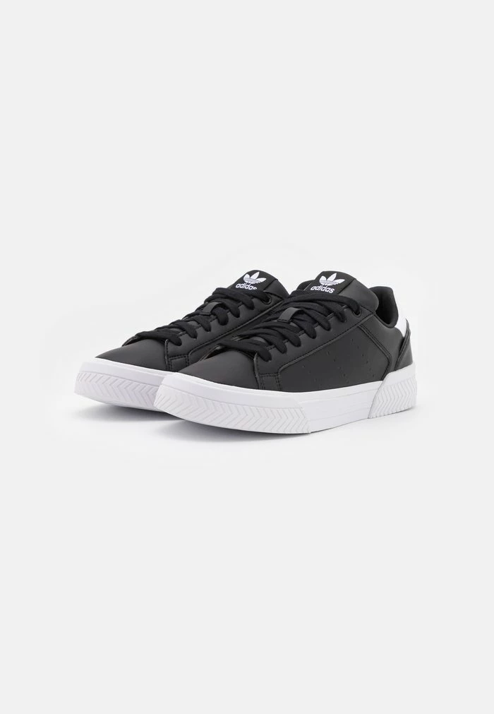 Adidas Originals COURT TOURINO - Trainers - Core Black/footwear White 3 Adidas Originals COURT TOURINO - Trainers - Core Black/footwear White - Image 3