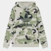 Adidas Originals HOODIE UNISEX - Sweatshirt - Orbit Grey/magic Lime/shadow Navy
