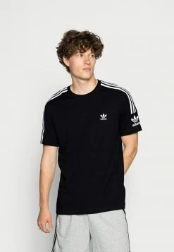 Adidas Originals TECH TEE - Print T-shirt - Black
