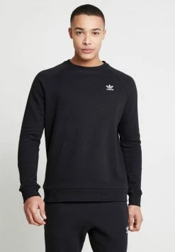 Adidas Originals ESSENTIAL CREW - Sweatshirt - Black
